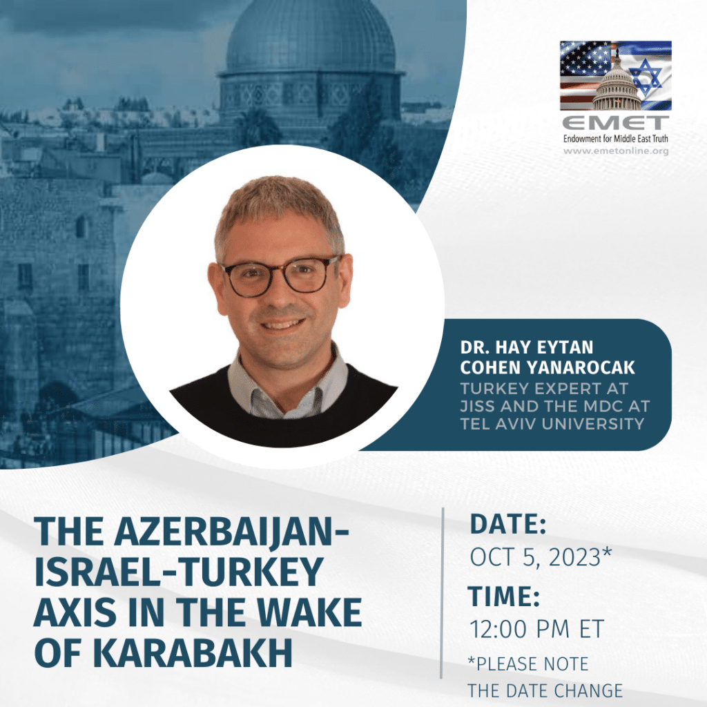 The Azerbaijan-Israel-Turkey Axis in the Wake of Karabakh