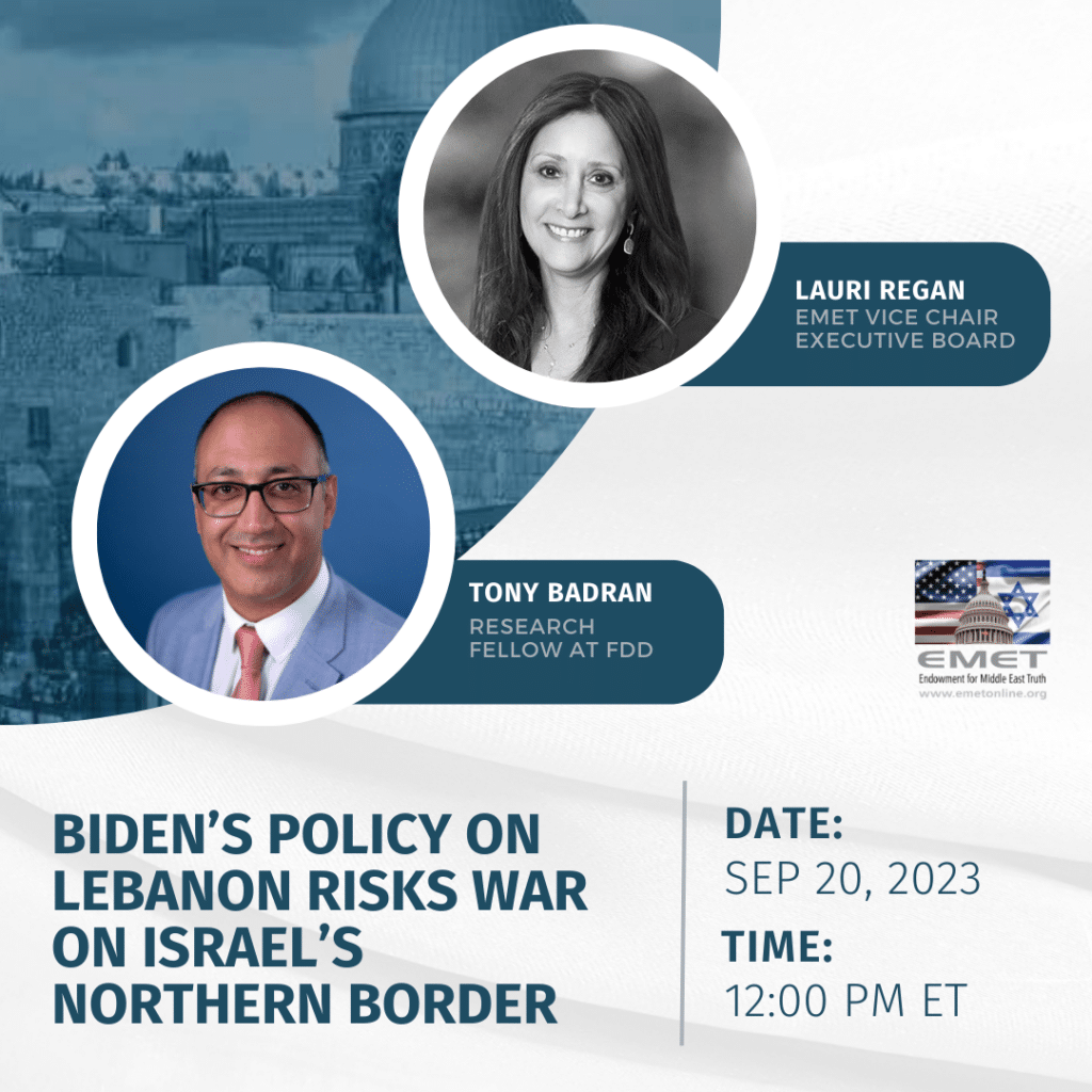 Biden’s Policy on Lebanon Risks War on Israel’s Northern Border
