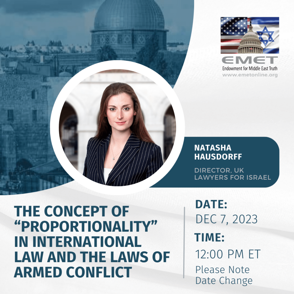 The Concept of “Proportionality” in International Law and the Laws of Armed Conflict