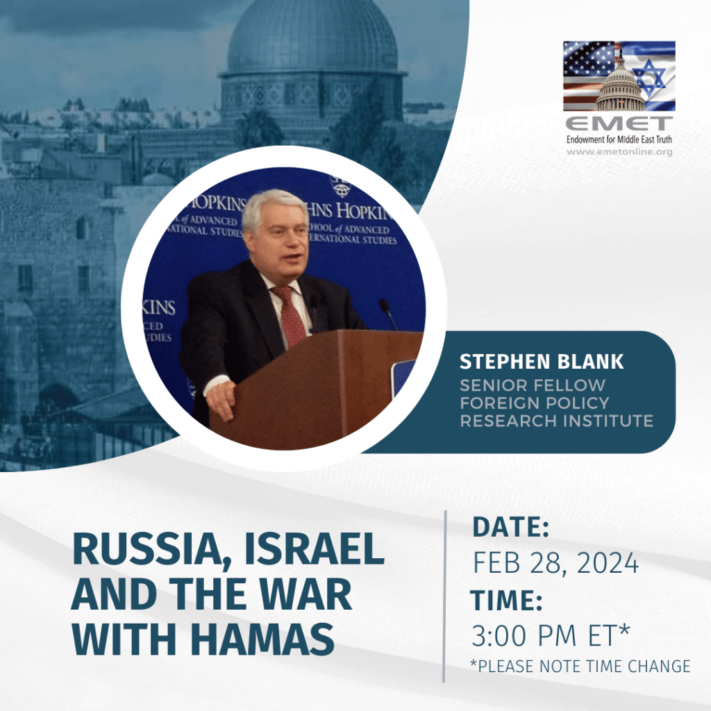 Russia, Israel and the War with Hamas